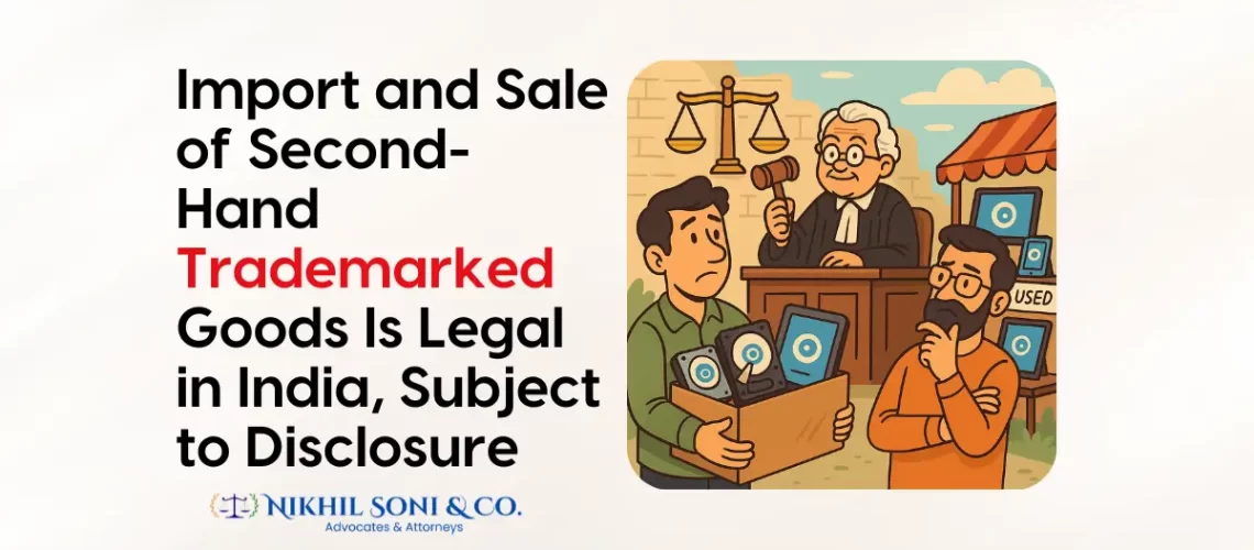 Import and Sale Second-Hand Branded Goods Is Legal