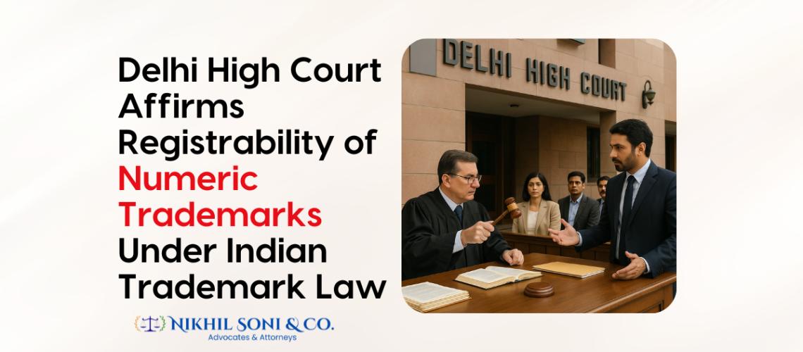 Registration of Numeric Trademarks allowed